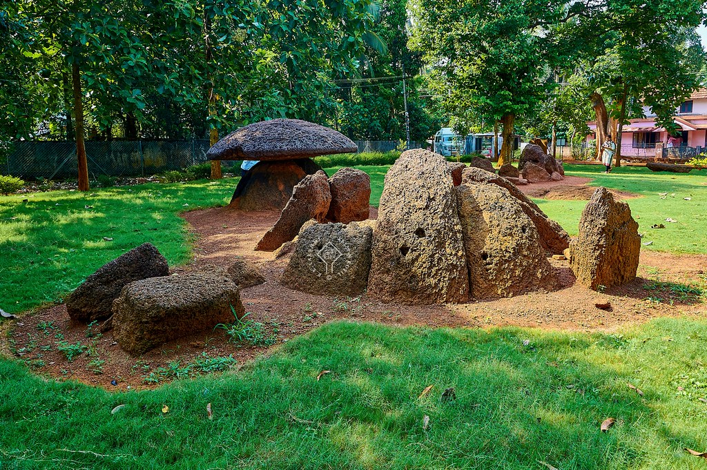 Ariyannur Stone Umbrellas in Thrissur