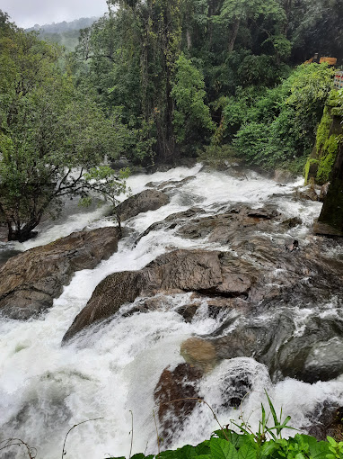 Transpotation in Charpa Waterfalls 